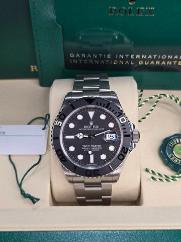 Rolex Yacht-Master Black Dial on Oyster 226627 Complete 2026