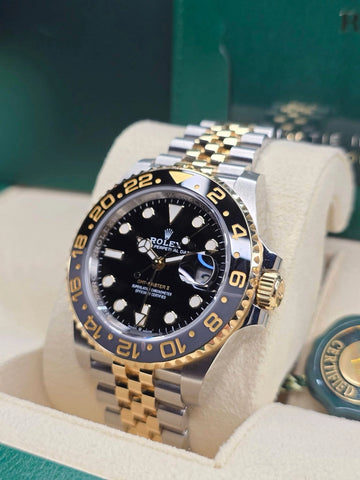 Rolex GMT-Master II Black Dial on Jubilee 126713GRNR Complete 2026