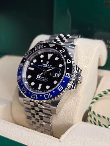 Rolex GMT-Master II Batgirl Black Dial on Jubilee 126710BLNR Complete 2025