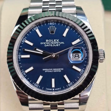 Rolex Datejust Blue Dial on Jubilee 126334 Complete 2025