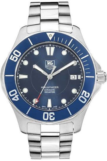 Tag-Heuer Aquaracer Blue Dial on Steel WAB2011