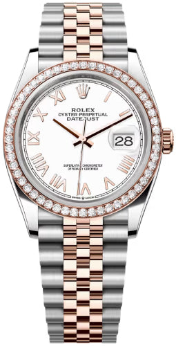 Rolex Datejust 36 Oystersteel Everose Gold White Dial Jubilee Bracelet - 126281Rbr - 2026