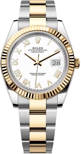 Rolex Datejust 41 Oystersteel And Yellow Gold White Dial Oyster Bracelet - 126333 - 2026