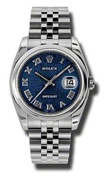 Rolex Datejust 36 Blue Dial on Jubilee 116200 Certified Pre Owned Card and Box 2026