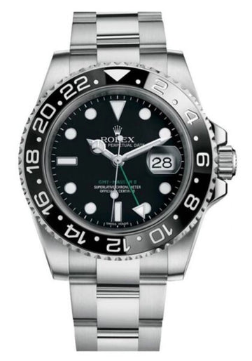 Rolex GMT-Master II Black Dial on Oyster 116710LN Card 2010