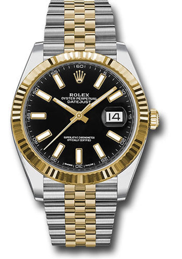 Rolex Datejust 41 Black Index Dial on Jubilee 126333 Complete 2020