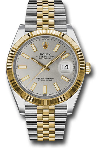 Rolex Datejust 41 Silver Index Dial on Jubilee 126333 Complete 2025