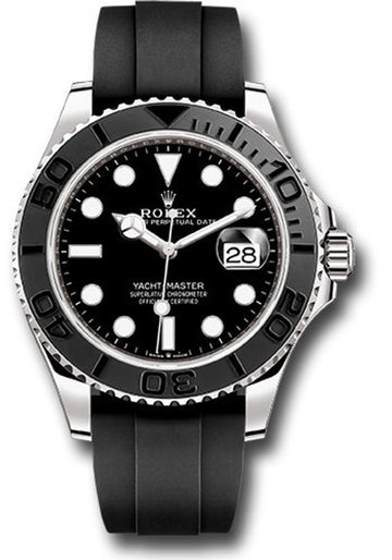 Rolex Yacht-Master 42 Black Dial on Oysterflex 226659 Complete 2021