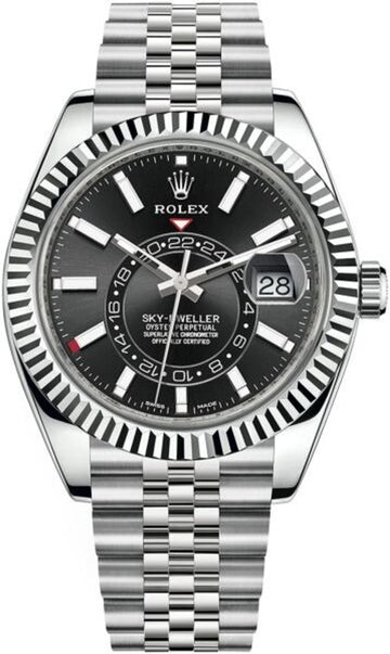 Rolex SkyDweller Black Dial on Jubilee 326934 Complete 2022