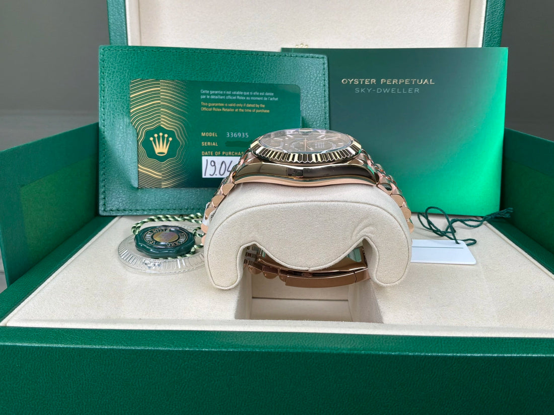Rolex SkyDweller Slate Dial on Jubilee 336935 Complete 2025