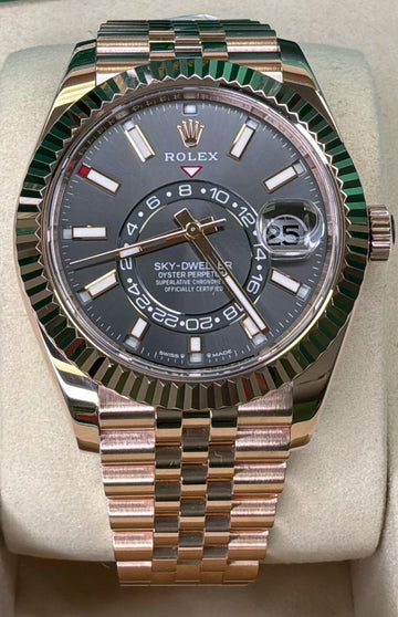 Rolex SkyDweller Slate Dial on Jubilee 336935 Complete 2025