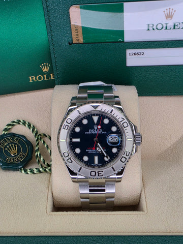 Rolex Yacht Master Blue Dial on Oyster 116622 Complete 2017