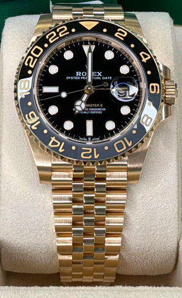 Rolex GMT-Master II Black Dial on Jubilee 126718GRNR Complete 2023