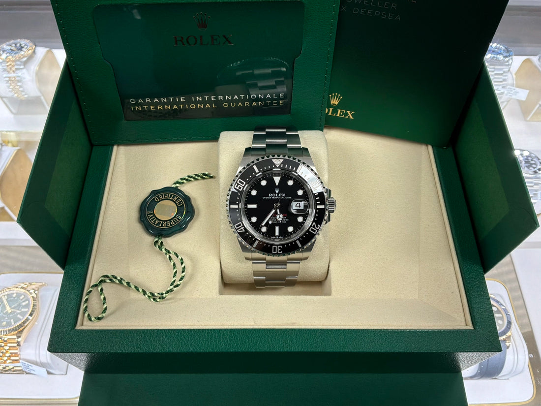 Rolex Sea-Dweller 43 Black Dial on Oyster 126600 Complete 2024