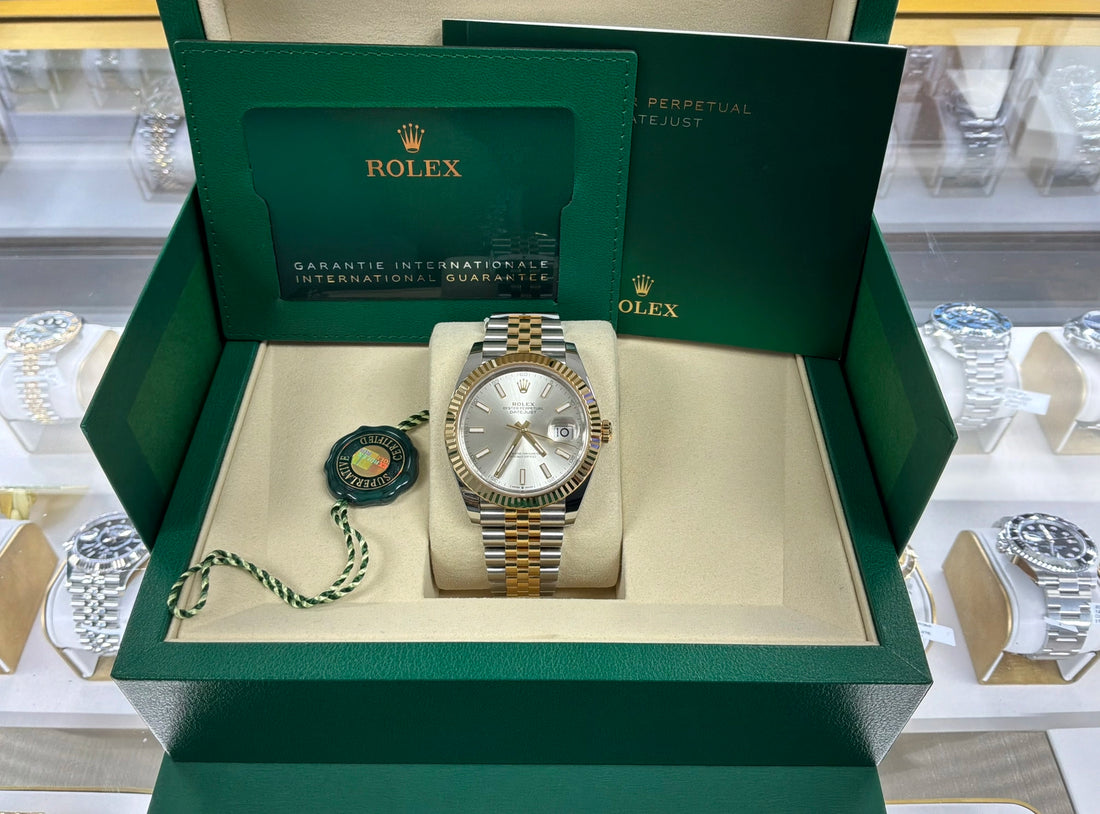 Rolex Datejust 41 Silver Index Dial on Jubilee 126333 Complete 2025