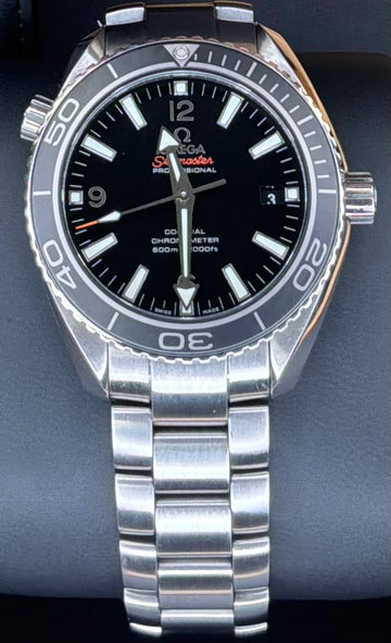 Omega Seamaster Planet Ocean Black Dial on Stainless Steel 232.30.42.21 Complete 2023