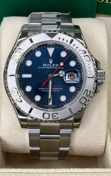 Rolex Yacht Master Blue Dial on Oyster 116622 Complete 2019
